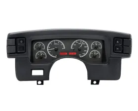 Dakota Digital Black Alloy MHX System Carbon Custom Build for 1990-1993 Ford Mustang