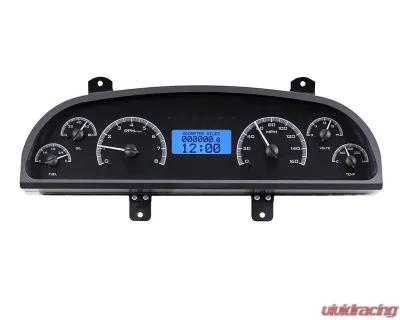 Dakota Digital Black Alloy MHX System for Chevrolet 1994-1996, Custom Build, MHX-94C-CAP-K-B - MHX-94C-CAP-K-B