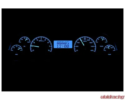 Dakota Digital Black Alloy MHX System for Chevrolet 1994-1996, Custom Build, MHX-94C-CAP-K-B - MHX-94C-CAP-K-B