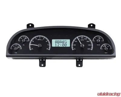 Dakota Digital Black Alloy MHX System for Chevrolet 1994-1996, Custom Build, MHX-94C-CAP-K-W - MHX-94C-CAP-K-W