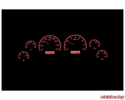 Dakota Digital Black Alloy MHX System for 1994-2004 Ford Mustang Metric Custom Build - MHX-94F-MUS-K-R