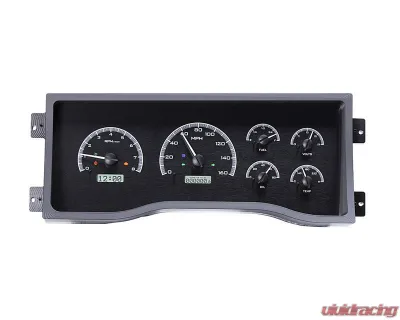 Dakota Digital Black Alloy MHX System for Chevrolet/GMC 1995-2000, Custom Build - MHX-95C-PU-K-W