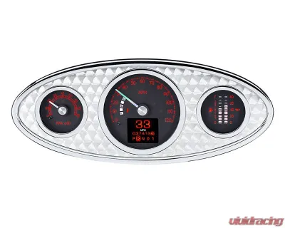 Dakota Digital MTX-32F-X Instrument System 12.135"x 4.925" Metric Custom Build - MTX-32F-X