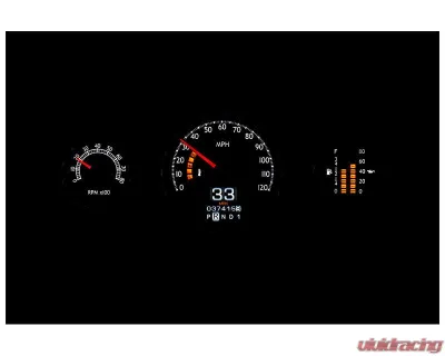 Dakota Digital MTX-32F-X Instrument System 12.135"x 4.925" Metric Custom Build - MTX-32F-X