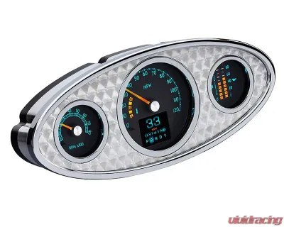 Dakota Digital MTX-32F-X Instrument System 12.135"x 4.925" Metric Custom Build - MTX-32F-X