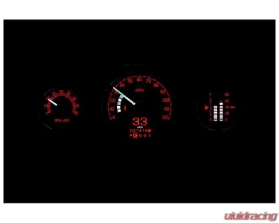 Dakota Digital MTX-32F-X Instrument System 12.135"x 4.925" Metric Custom Build - MTX-32F-X