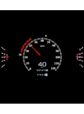 Dakota Digital MTX-33F-X Instrument System 11.664"x5.785" Metric Custom Build                                     - MTX-33F-X - Image 5