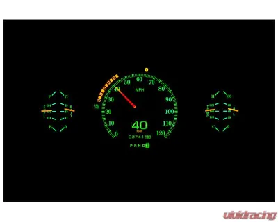 Dakota Digital MTX-33F-X Instrument System 11.664"x5.785" Metric Custom Build - MTX-33F-X