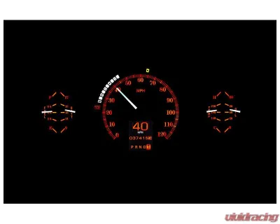 Dakota Digital MTX-33F-X Instrument System 11.664"x5.785" Metric Custom Build - MTX-33F-X