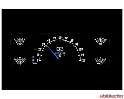 Dakota Digital MTX-40F-X Instrument System 10.50"x3.950" Metric Custom Build - MTX-40F-X