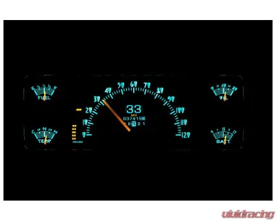 Dakota Digital MTX-40F-X Instrument System 10.50"x3.950" Metric Custom Build - MTX-40F-X