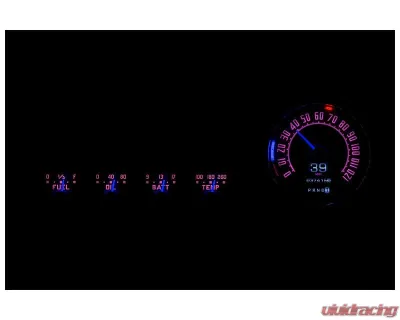 Dakota Digital MTX-42F-X Instrument System 8.360"x2.050" Custom Build Metric Fitment - MTX-42F-X