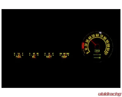 Dakota Digital MTX-42F-X Instrument System 8.360"x2.050" Custom Build Metric Fitment - MTX-42F-X