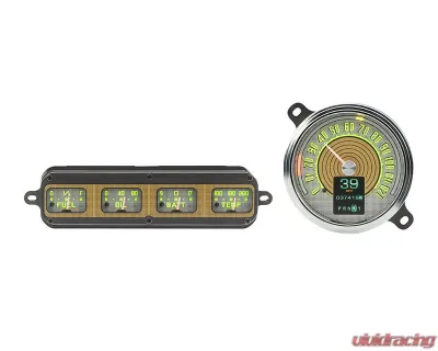 Dakota Digital MTX-42F-X Instrument System 8.360"x2.050" Custom Build Metric Fitment - MTX-42F-X