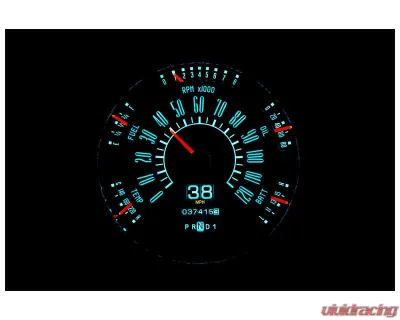 Dakota Digital MTX-49F-X 6.625" Metric Instrument System for Custom Builds - MTX-49F-X