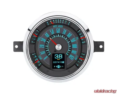 Dakota Digital MTX-49F-X 6.625" Metric Instrument System for Custom Builds - MTX-49F-X