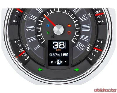 Dakota Digital MTX-49F-X 6.625" Metric Instrument System for Custom Builds - MTX-49F-X