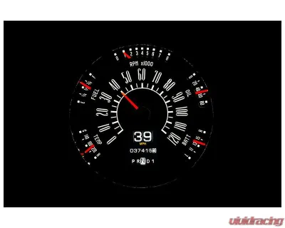 Dakota Digital MTX-49F-X 6.625" Metric Instrument System for Custom Builds - MTX-49F-X