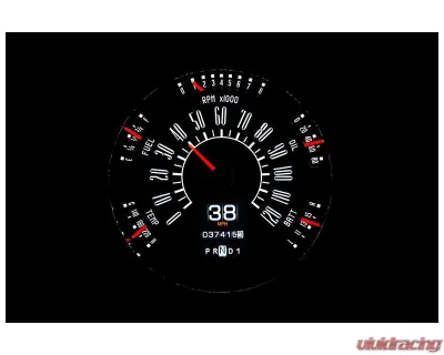 Dakota Digital MTX-49F-X 6.625" Metric Instrument System for Custom Builds - MTX-49F-X