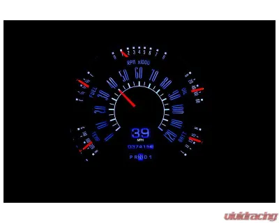 Dakota Digital MTX-49F-X 6.625" Metric Instrument System for Custom Builds - MTX-49F-X