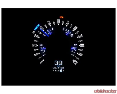 Dakota Digital MTX-51F-X 6.142" Diameter Instrument System Metric Custom Build - MTX-51F-X