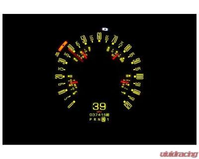 Dakota Digital MTX-51F-X 6.142" Diameter Instrument System Metric Custom Build - MTX-51F-X