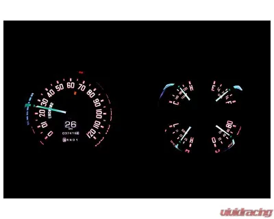 Dakota Digital MTX-54C-PU-X 6.10" Diameter Instrument System Metric Custom Build - MTX-54C-PU-X
