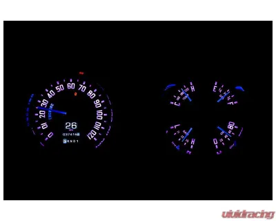 Dakota Digital MTX-54C-PU-X 6.10" Diameter Instrument System Metric Custom Build - MTX-54C-PU-X