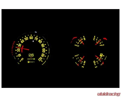 Dakota Digital MTX-54C-PU-X 6.10" Diameter Instrument System Metric Custom Build - MTX-54C-PU-X