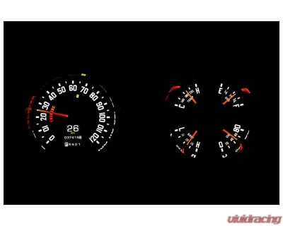 Dakota Digital MTX-54C-PU-X 6.10" Diameter Instrument System Metric Custom Build - MTX-54C-PU-X