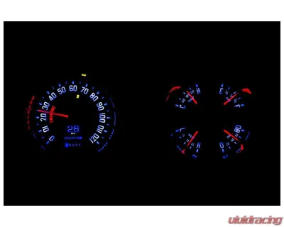 Dakota Digital MTX-54C-PU-X 6.10" Diameter Instrument System Metric Custom Build - MTX-54C-PU-X