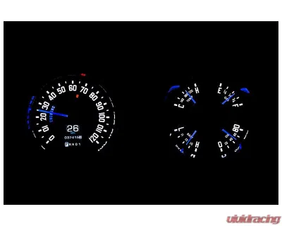 Dakota Digital MTX-54C-PU-X 6.10" Diameter Instrument System Metric Custom Build - MTX-54C-PU-X