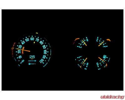 Dakota Digital MTX-54C-PU-X 6.10" Diameter Instrument System Metric Custom Build - MTX-54C-PU-X