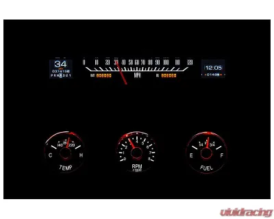 Dakota Digital MTX Instrument System for 1961-1962 Chevrolet Impala, Metric Custom Build - MTX-61C-IMP-X