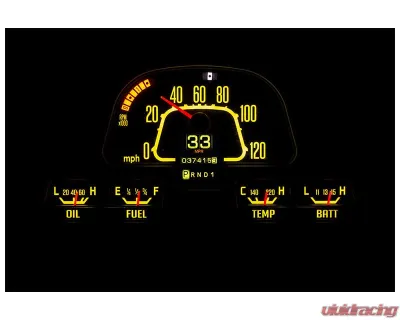 Dakota Digital MTX Instrument System for 1960-1984 Toyota Land Cruiser, Custom Build - MTX-62T-FJ-X