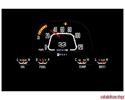 Dakota Digital MTX Instrument System for 1960-1984 Toyota Land Cruiser, Custom Build - MTX-62T-FJ-X