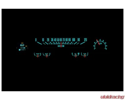 Dakota Digital MTX Instrument System Metric Custom Build for Chevrolet 1964-1966 - MTX-64C-PU-X