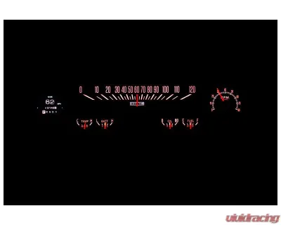 Dakota Digital MTX Instrument System Metric Custom Build for Chevrolet 1964-1966 - MTX-64C-PU-X