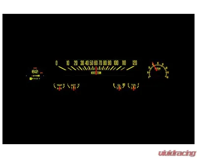 Dakota Digital MTX Instrument System Metric Custom Build for Chevrolet 1964-1966 - MTX-64C-PU-X