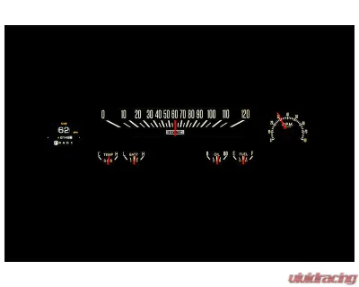 Dakota Digital MTX Instrument System Metric Custom Build for Chevrolet 1964-1966 - MTX-64C-PU-X