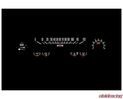 Dakota Digital MTX Instrument System Metric Custom Build for Chevrolet 1964-1966 - MTX-64C-PU-X
