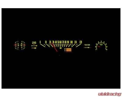 Dakota Digital MTX-66C-NOV-X Instrument System 19.680"x3.940" Metric Custom Build - MTX-66C-NOV-X