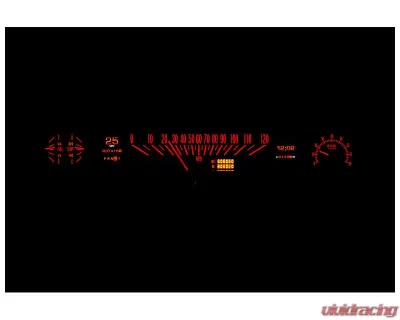 Dakota Digital MTX-66C-NOV-X Instrument System 19.680"x3.940" Metric Custom Build - MTX-66C-NOV-X