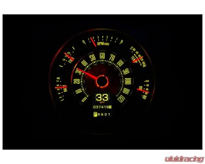 Dakota Digital MTX Instrument System for 1961-1966 Ford, Custom Metric Display - MTX-66F-BRO-X