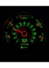 Dakota Digital MTX Instrument System for 1961-1966 Ford, Custom Metric Display                                     - MTX-66F-BRO-X - Image 6