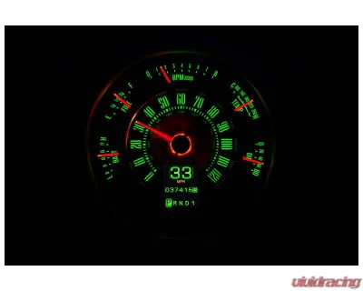 Dakota Digital MTX Instrument System for 1961-1966 Ford, Custom Metric Display - MTX-66F-BRO-X