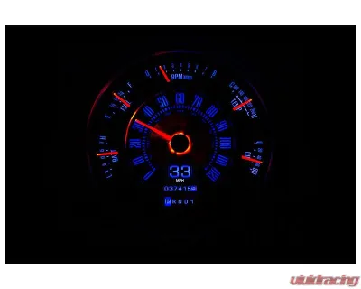 Dakota Digital MTX Instrument System for 1961-1966 Ford, Custom Metric Display - MTX-66F-BRO-X