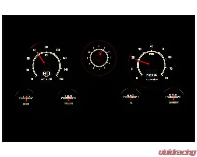 Dakota Digital MTX Instrument System for Chevrolet 1967-1972, Custom Build, Metric - MTX-67C-PU-X