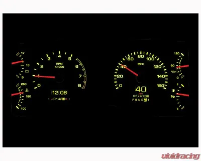 Dakota Digital MTX Instrument System for Ford Mustang 1987-1989, Custom Metric Build - MTX-87F-MUS-X