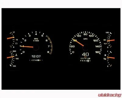 Dakota Digital MTX Instrument System for Ford Mustang 1987-1989, Custom Metric Build - MTX-87F-MUS-X